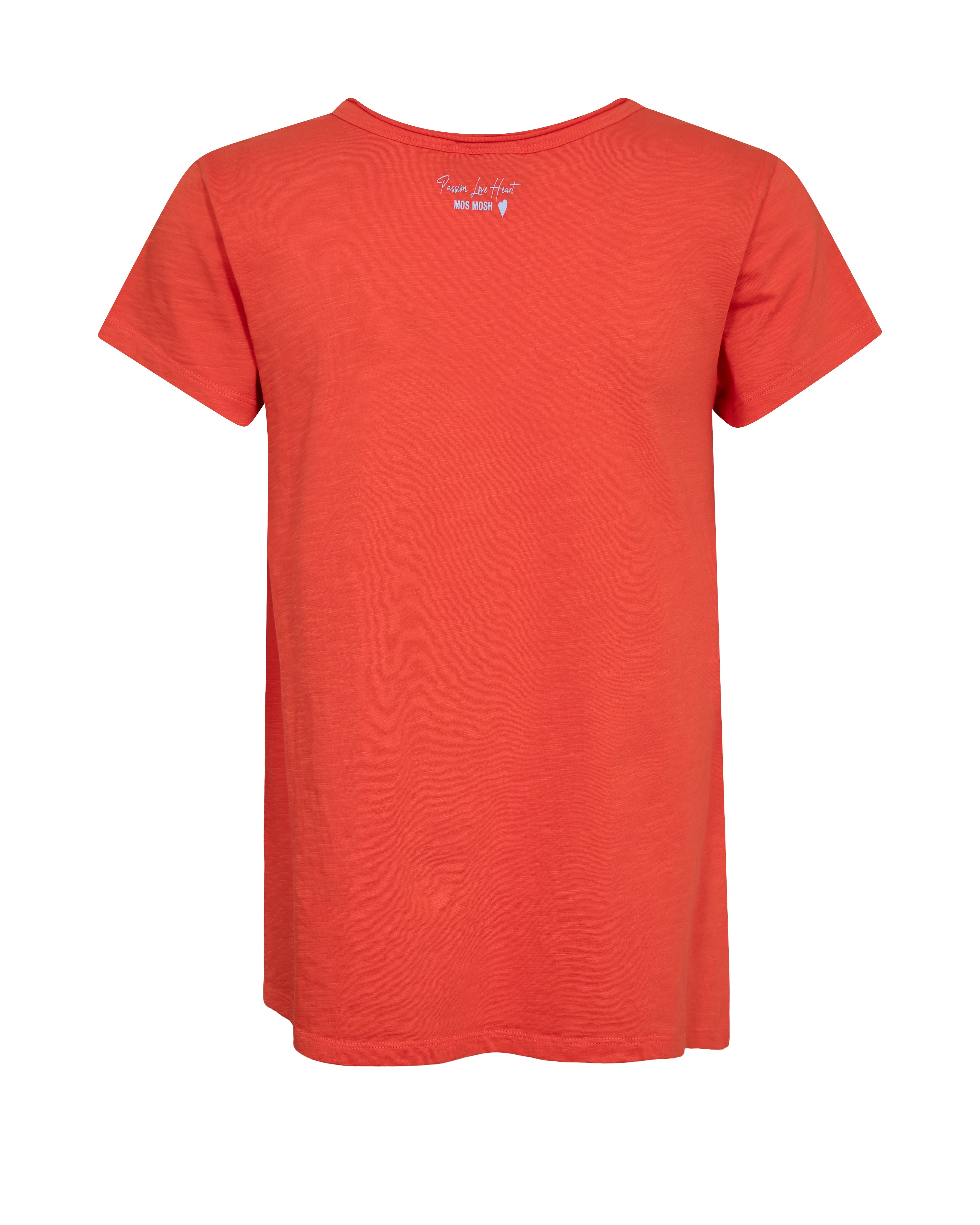 Spicy Orange Tulli V Neck T-Shirt - 160920