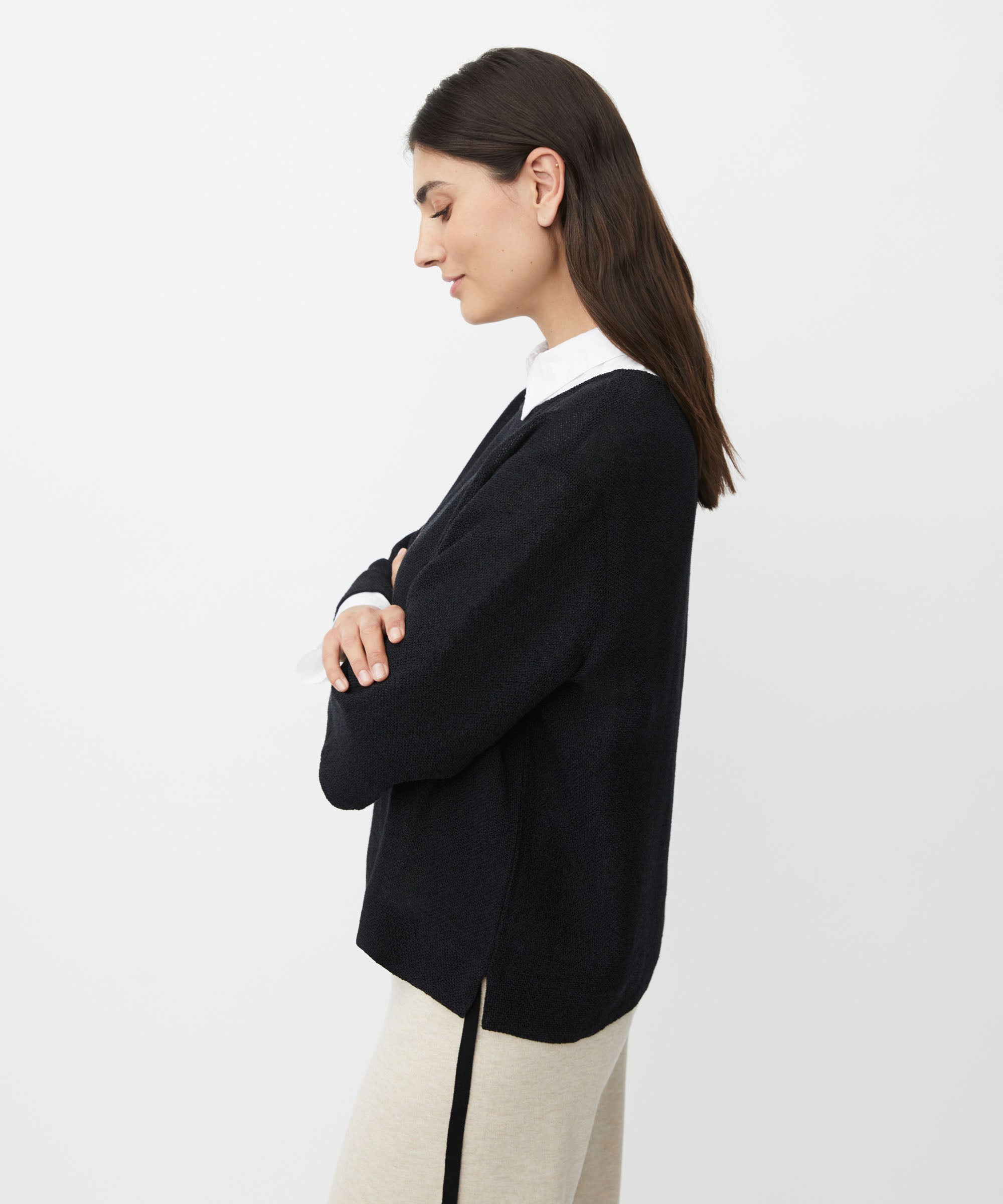 Black Darmi Boucle Top - 1008843