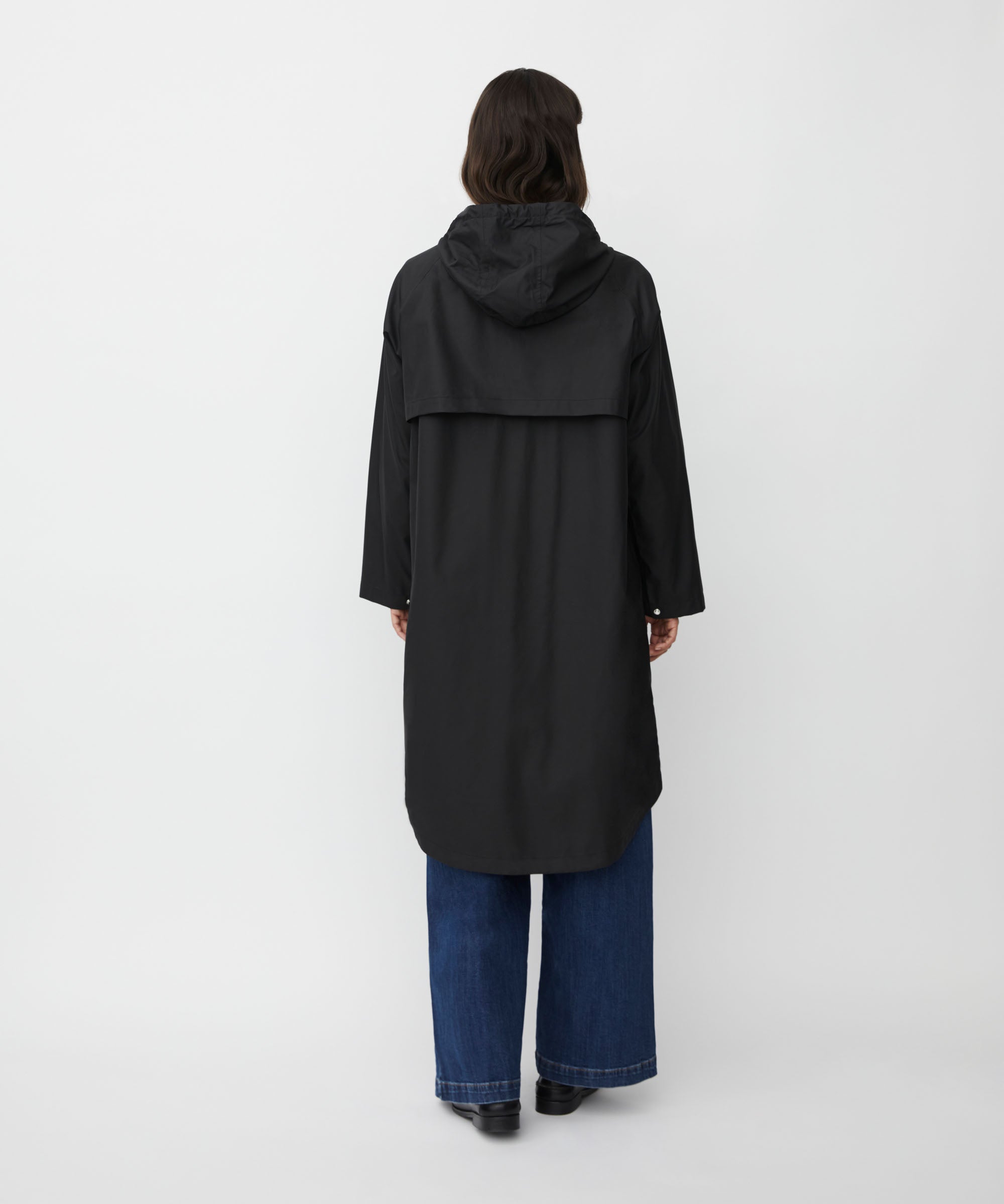 Theia Black Raincoat - 1010287