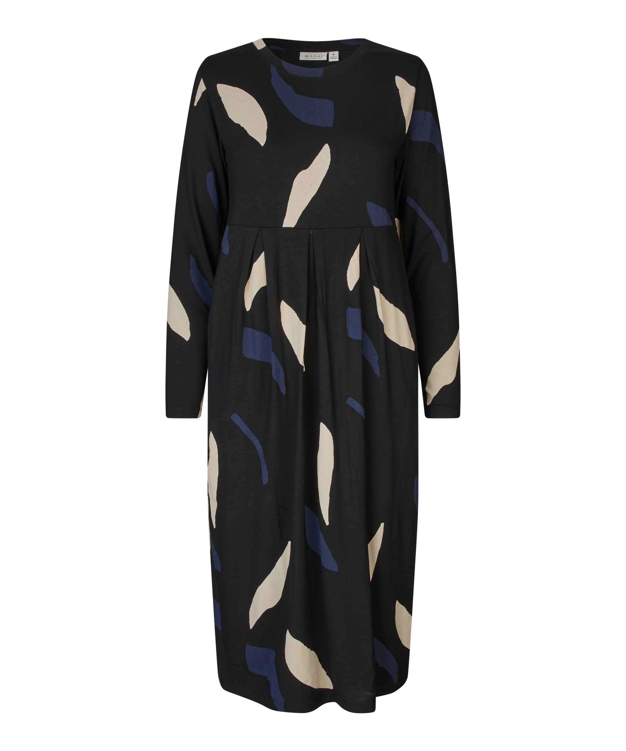 Namo Navy Print Dress - 1011413