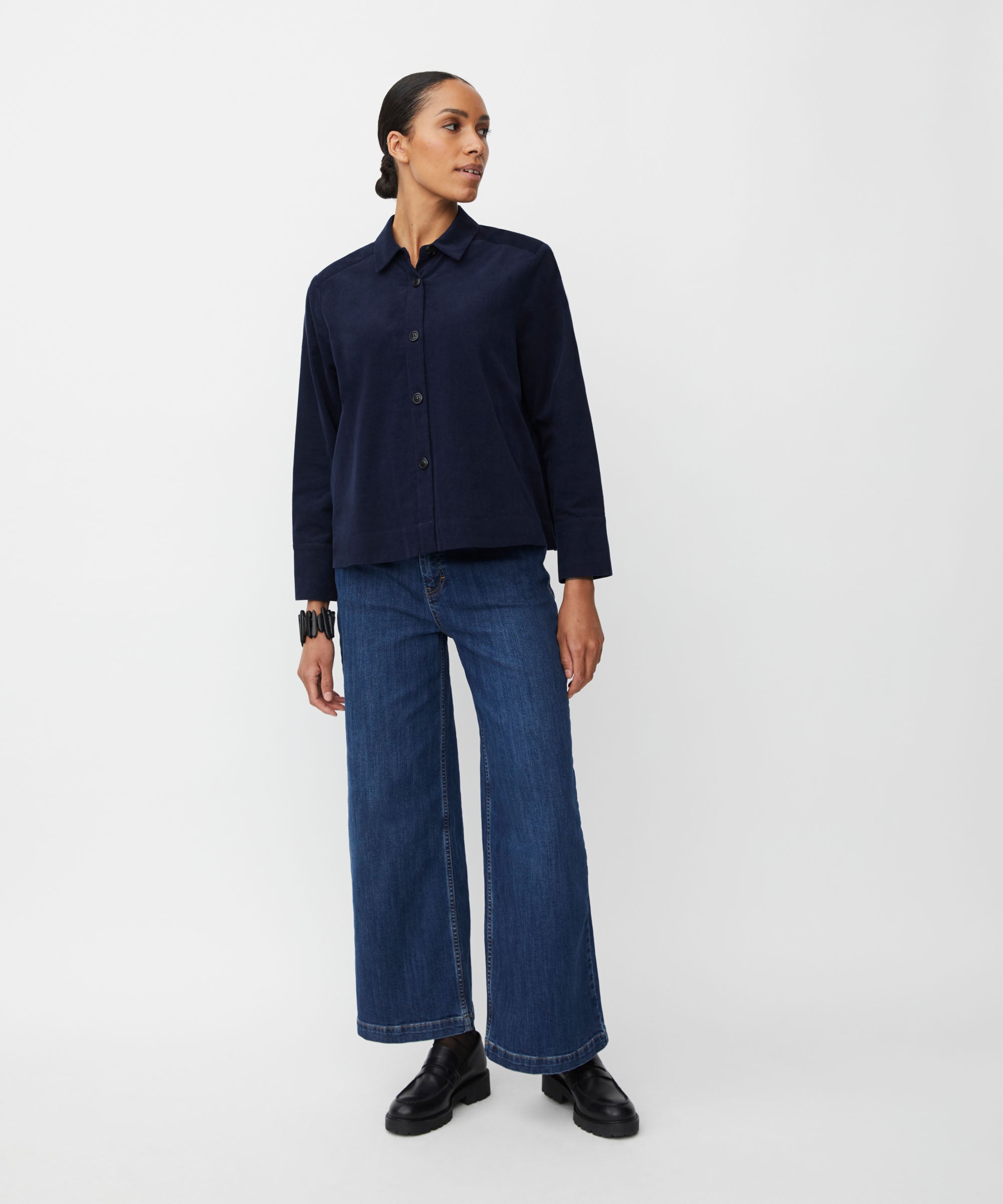 Iowa Navy Needlecord Shirt - 1011140