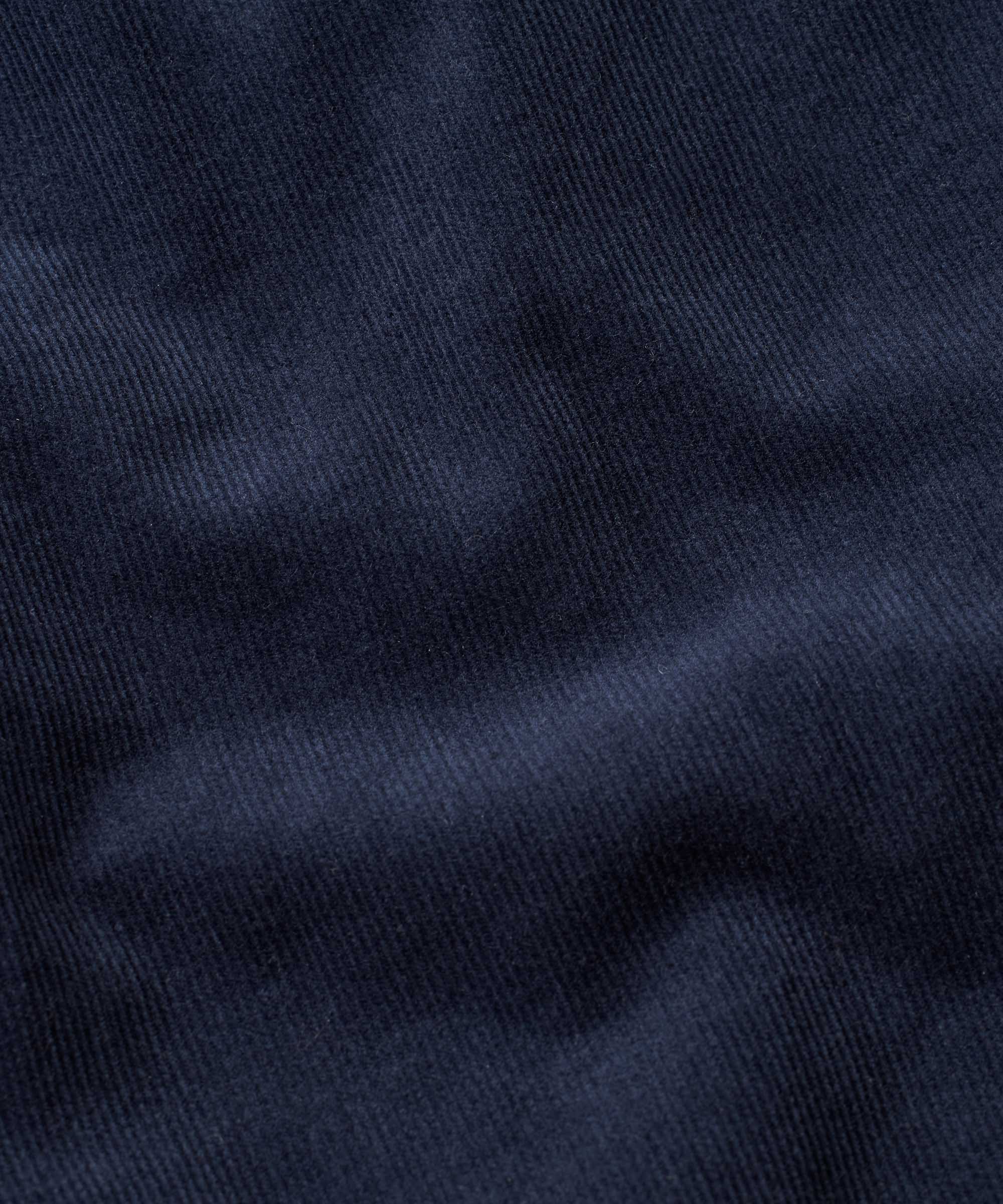 Parastoo Navy Needlecord Trousers - 1011141