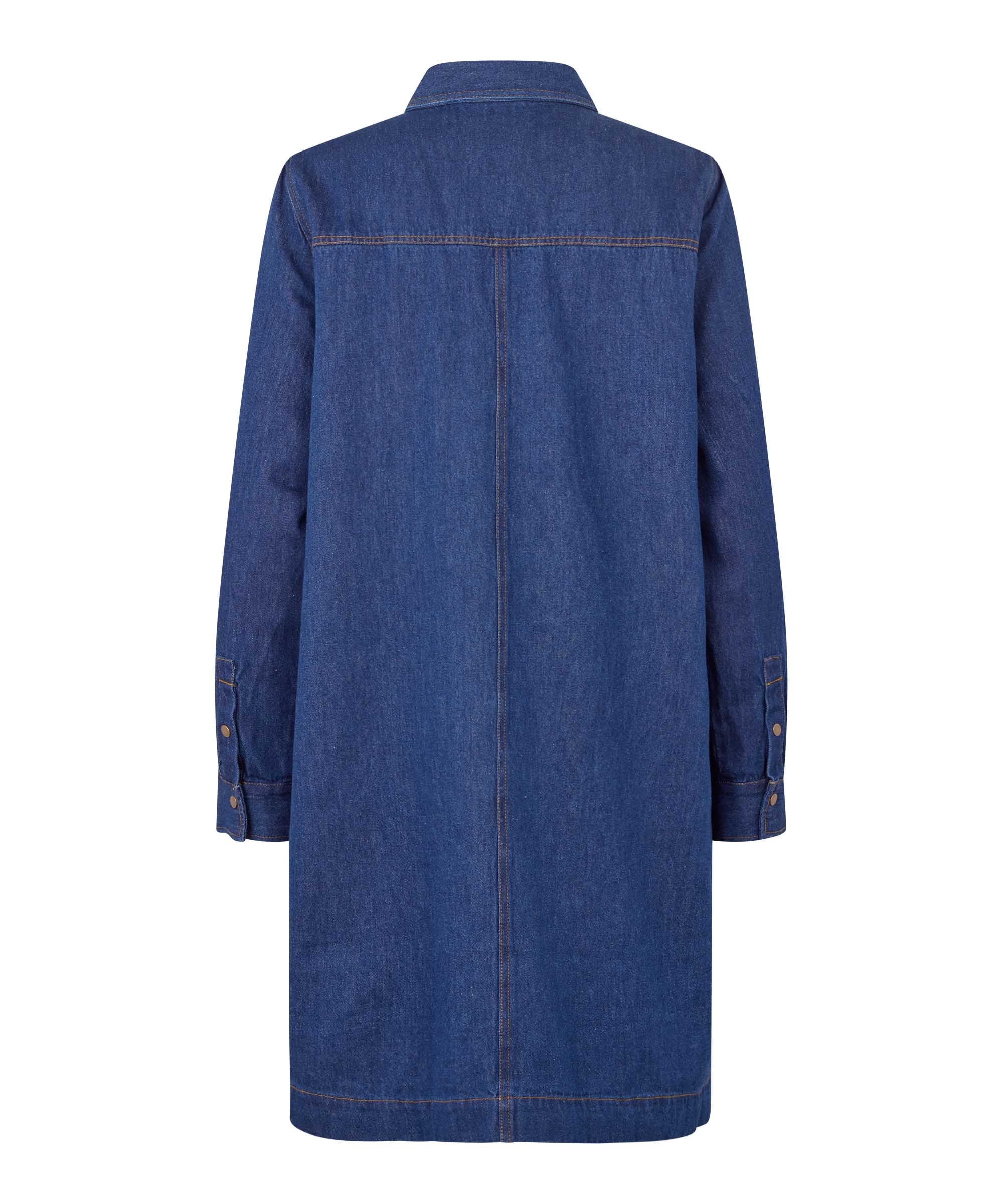 Ingelena Denim Longline Shirt/Dress - 1011169