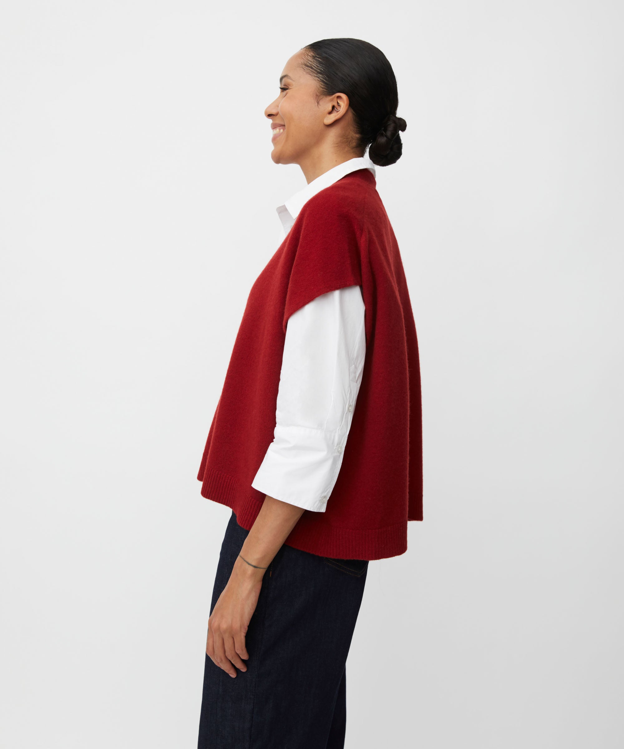 Lucanne Red Dahlia Cardigan - 1011128