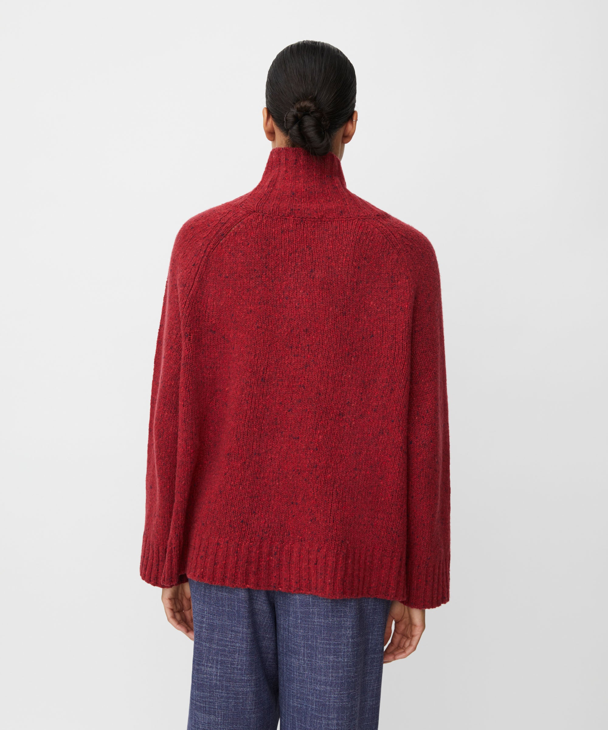Fenoria Red Dahlia Pullover - 1011146