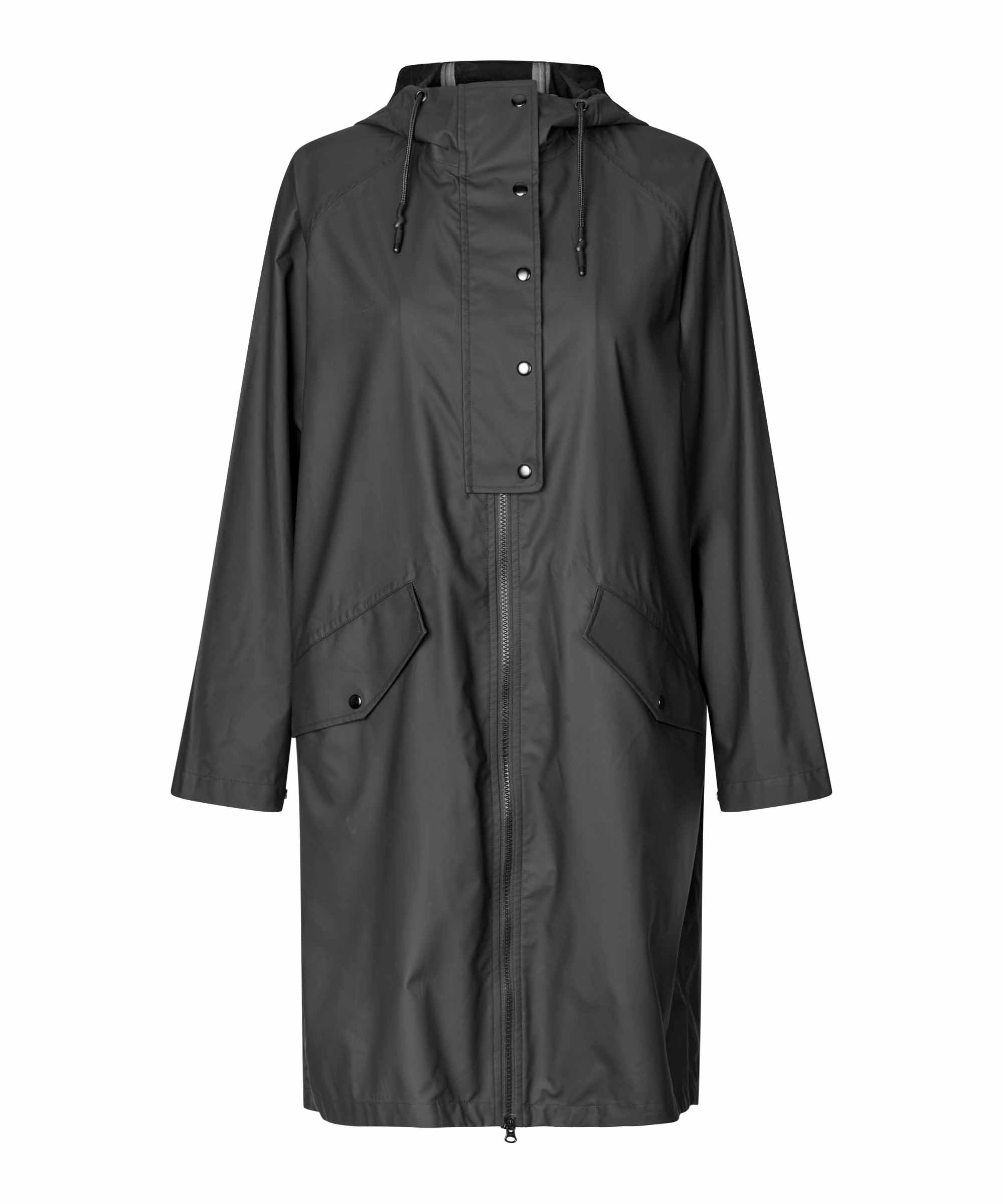Theia Black Raincoat - 1010287