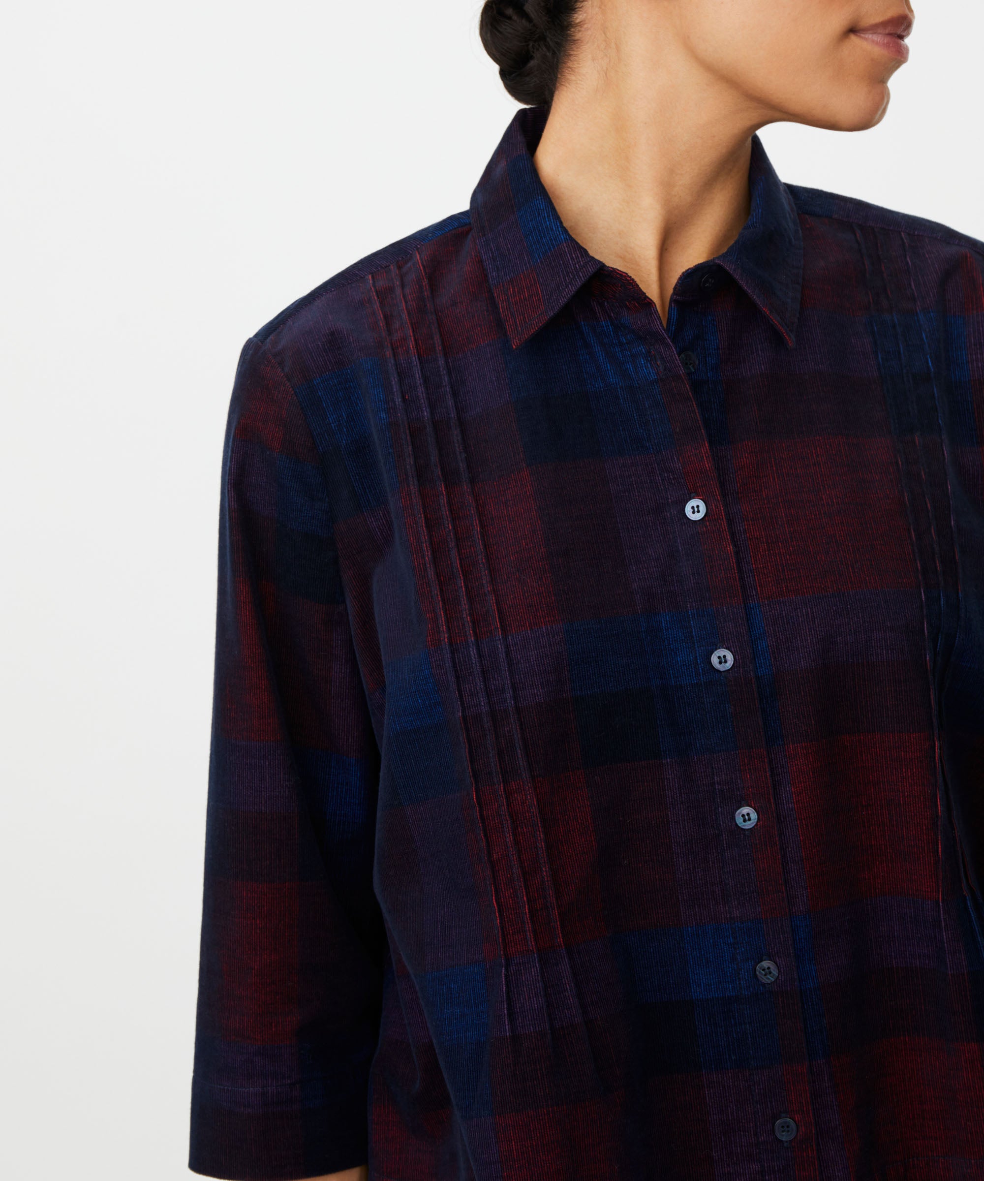 Ibilisan Dress Blue Cord Shirt - 1012918