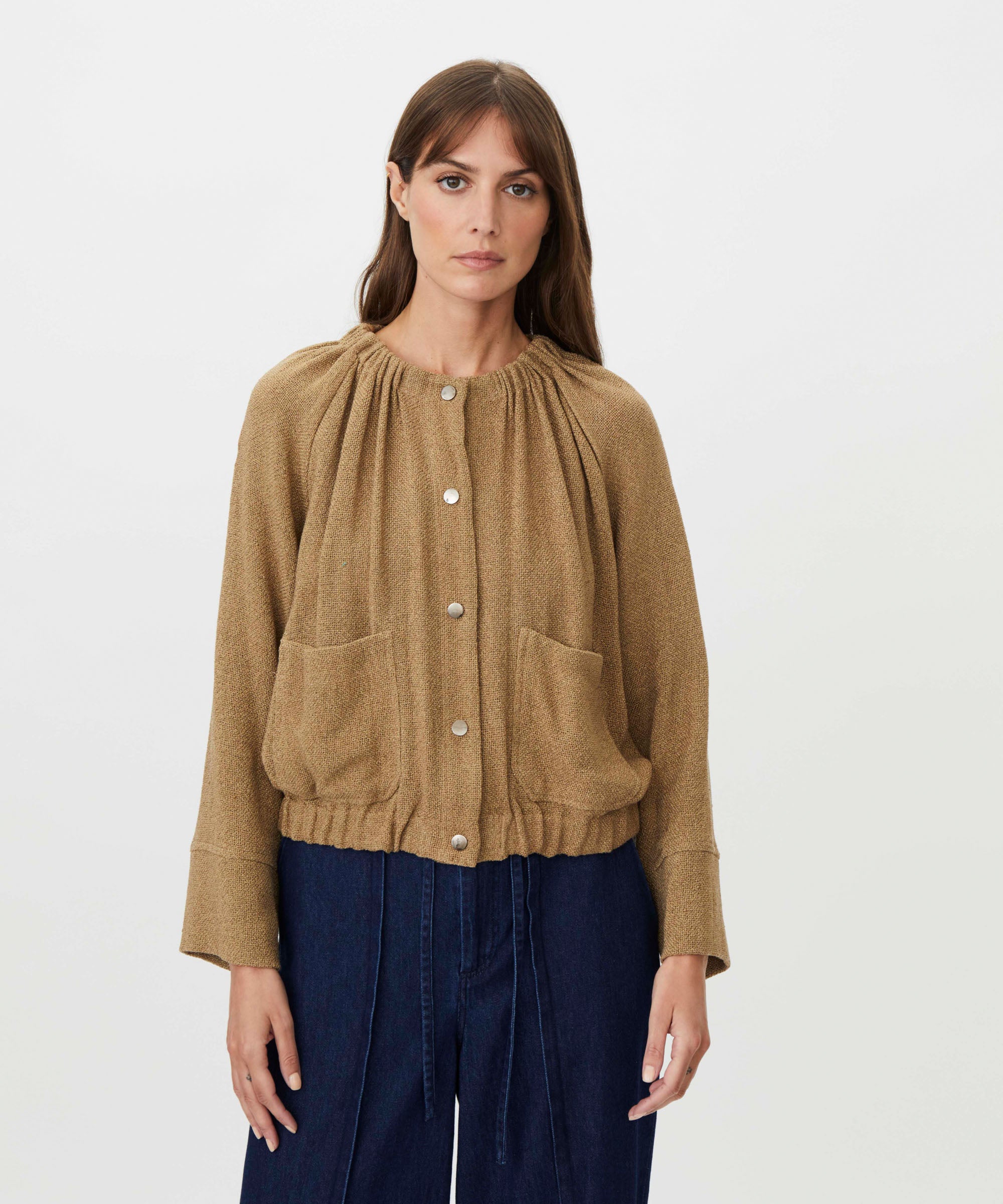 Jisella Petrified Oak Boucle Jacket - 1013024