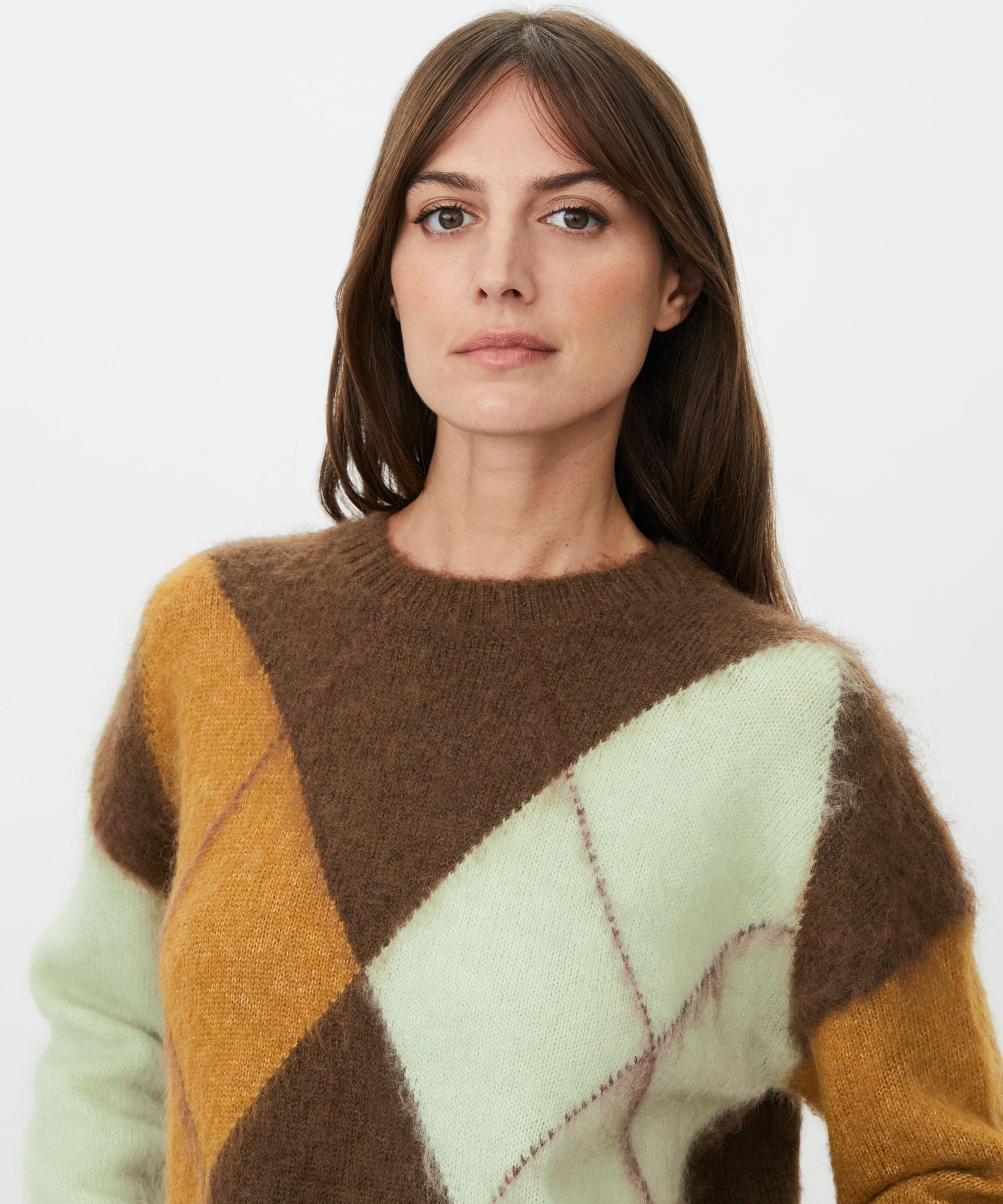 Finley Argyle Sweater - 1012826