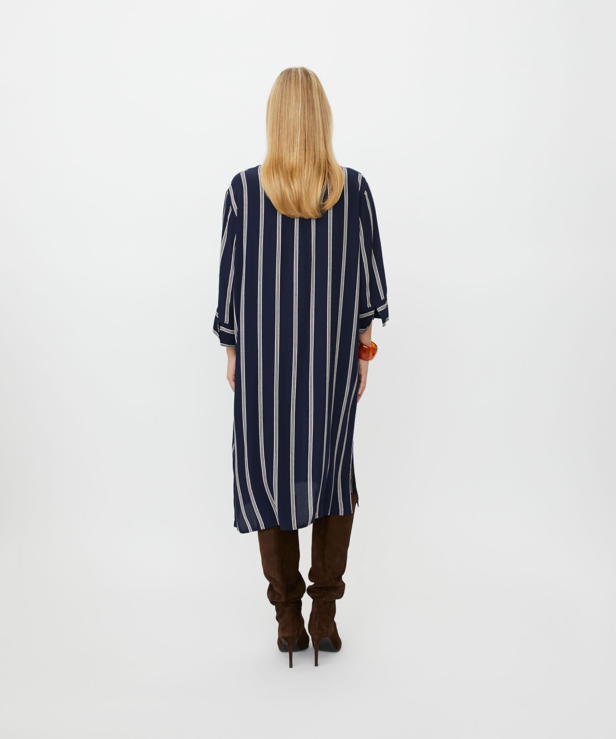 Nimes Navy Print Dress - 1012298