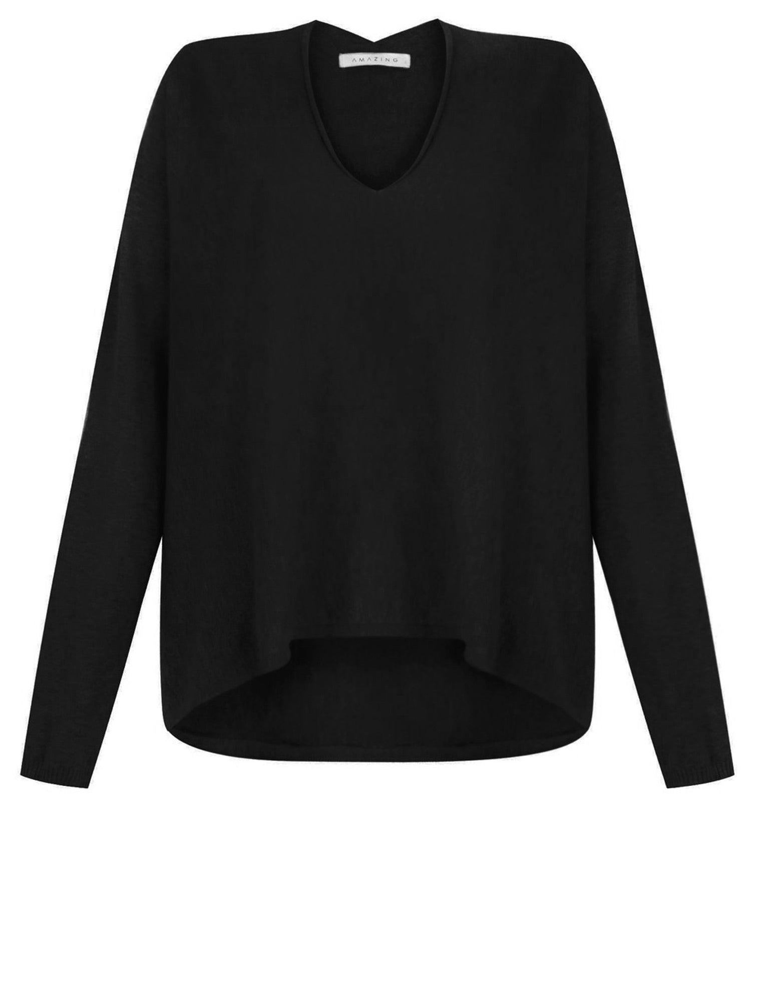 Mika Black V Neck Sweater
