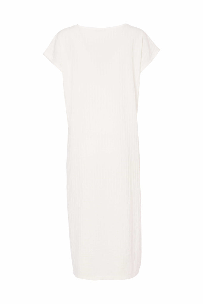 White Brushstroke Tunic - NAS25117