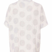 Silver Crinkle Spot Shirt - NAS25164
