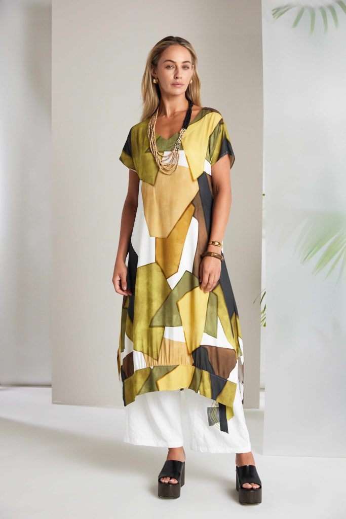 Oasis Graphic Print Dress - NAS26151