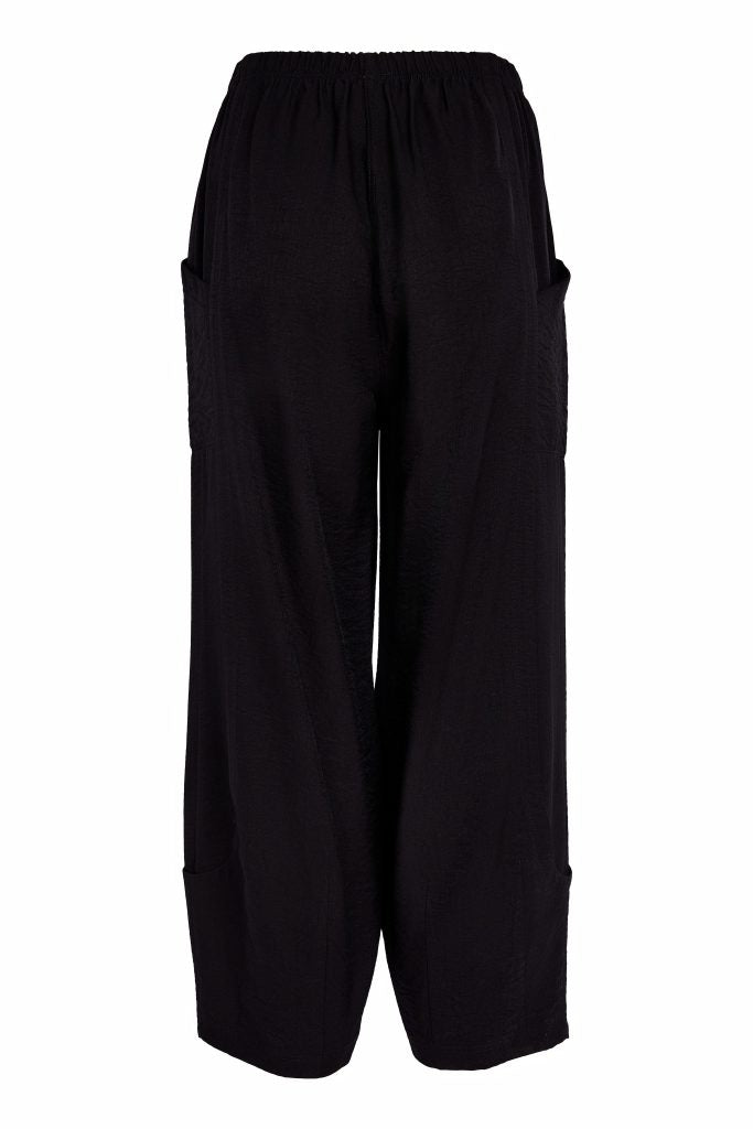 Black Side Panel Pocket Trousers - NAS26153
