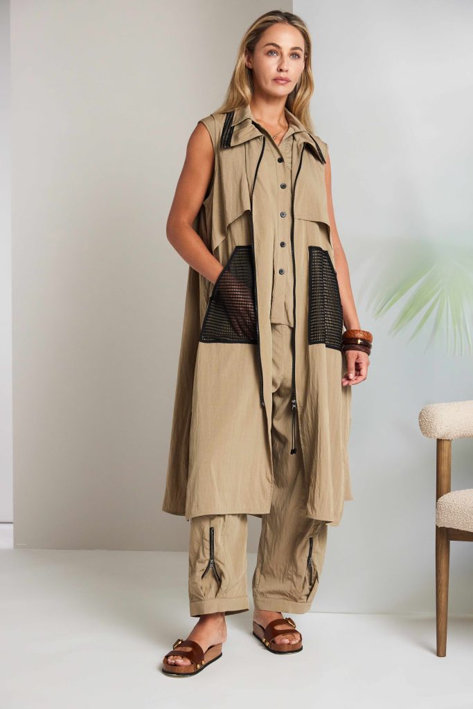 Tan Long Line Waistcoat - NAS26219