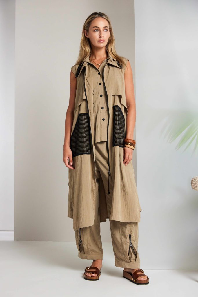 Tan Long Line Waistcoat - NAS26219