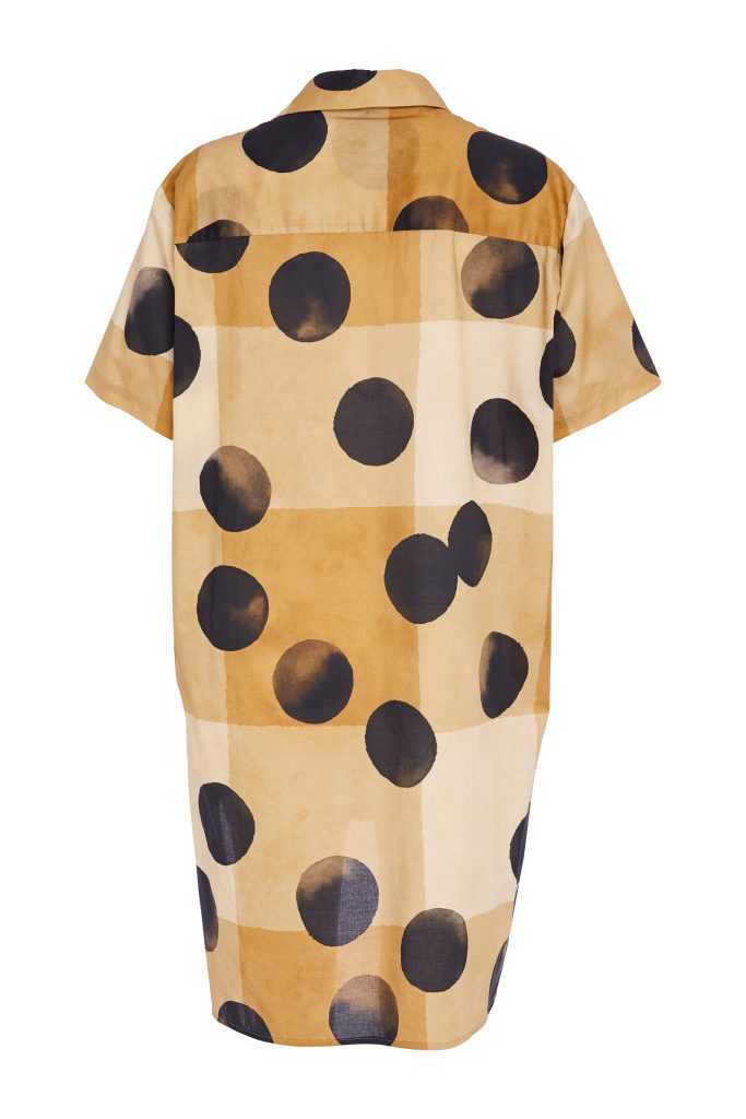 Tan Spot Print Tunic - NAS26276