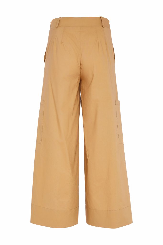 Biscuit Wide Leg Trousers - NAS26297
