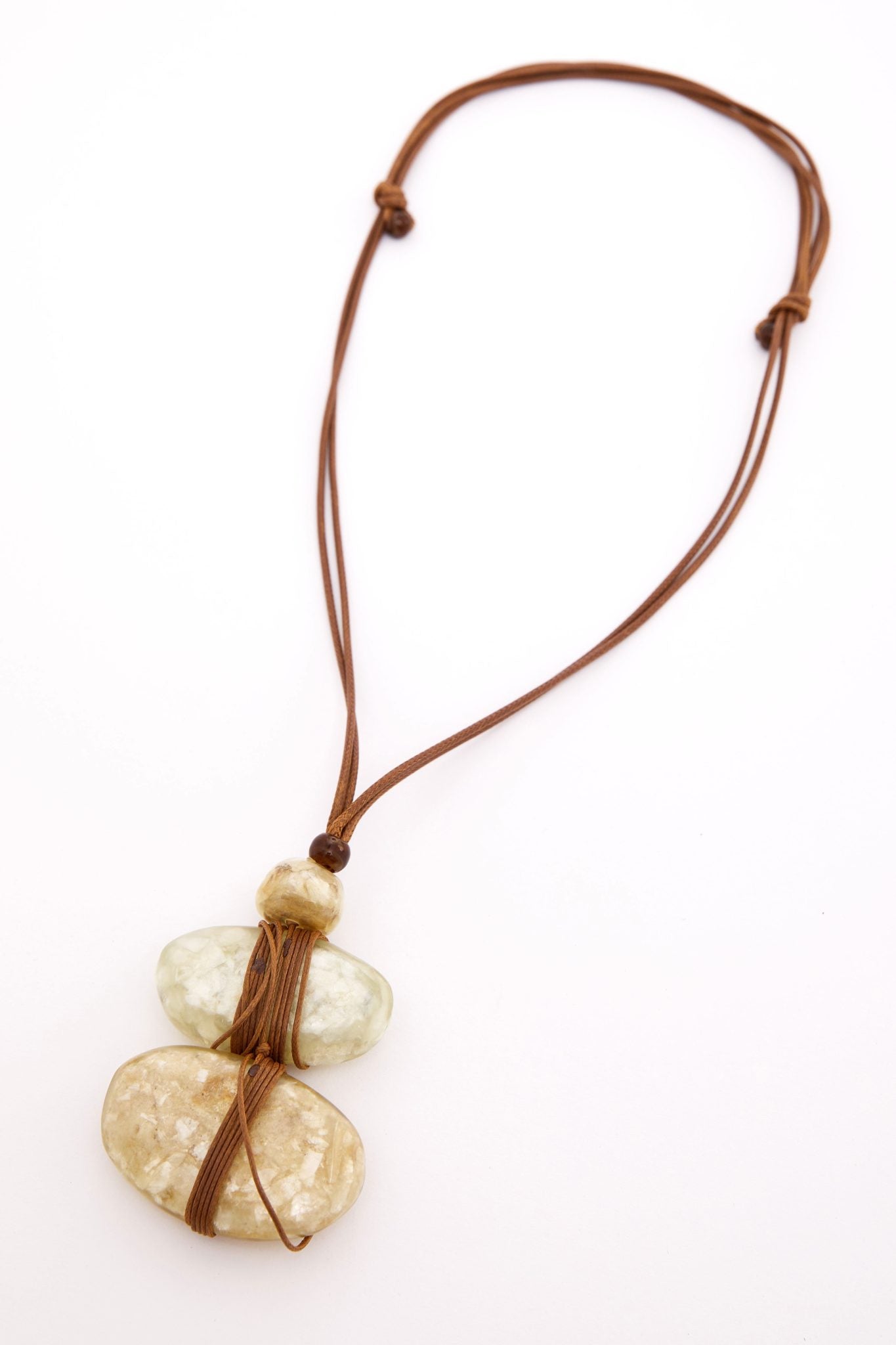 Marble Effect Necklace - NAS26346