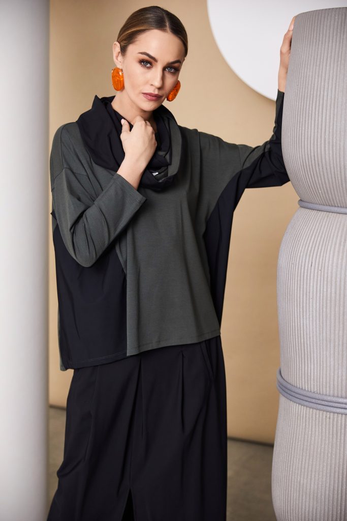 Forest & Black Snood - NAW24113