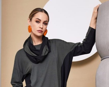 Forest & Black Snood - NAW24113