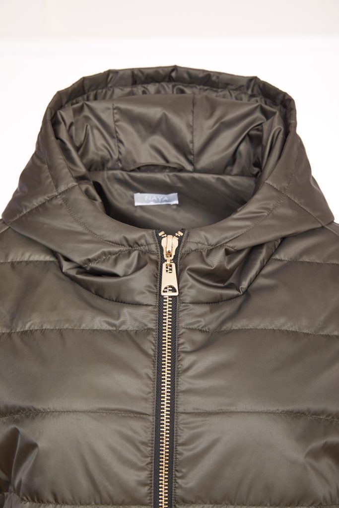 Khaki Padded Short Jacket - NAW24180
