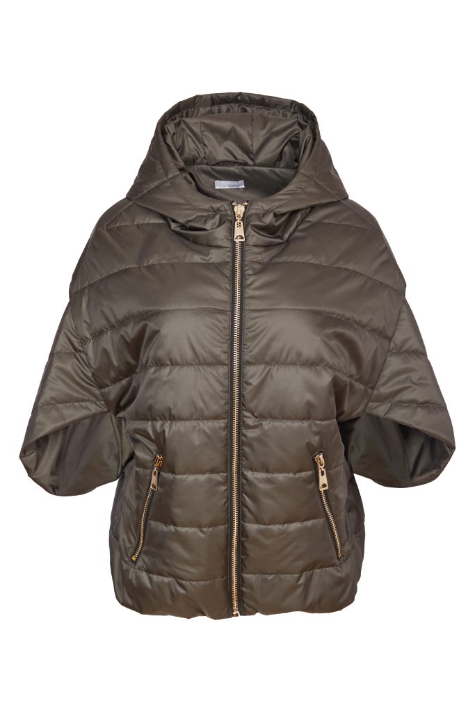 Khaki Padded Short Jacket - NAW24180