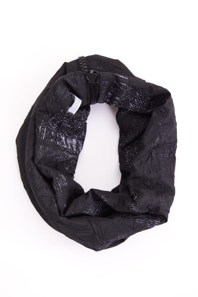 Black Print Snood - NAW24220