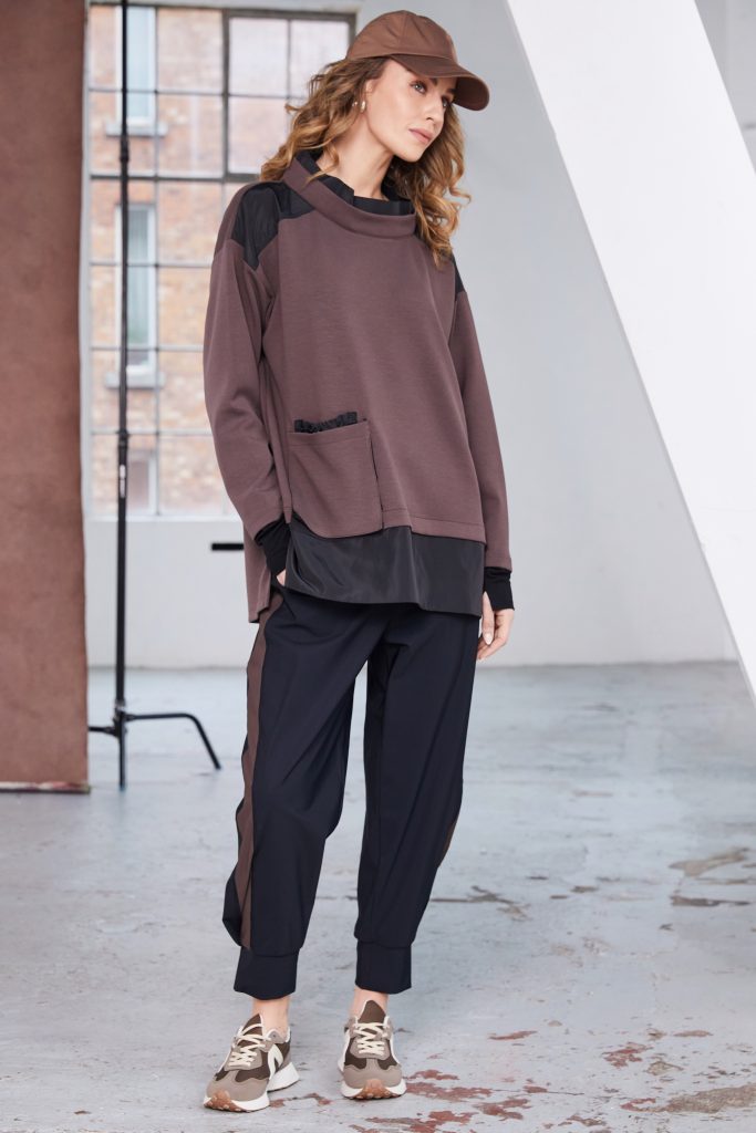 Cocoa & Black Sweatshirt - NAW25127