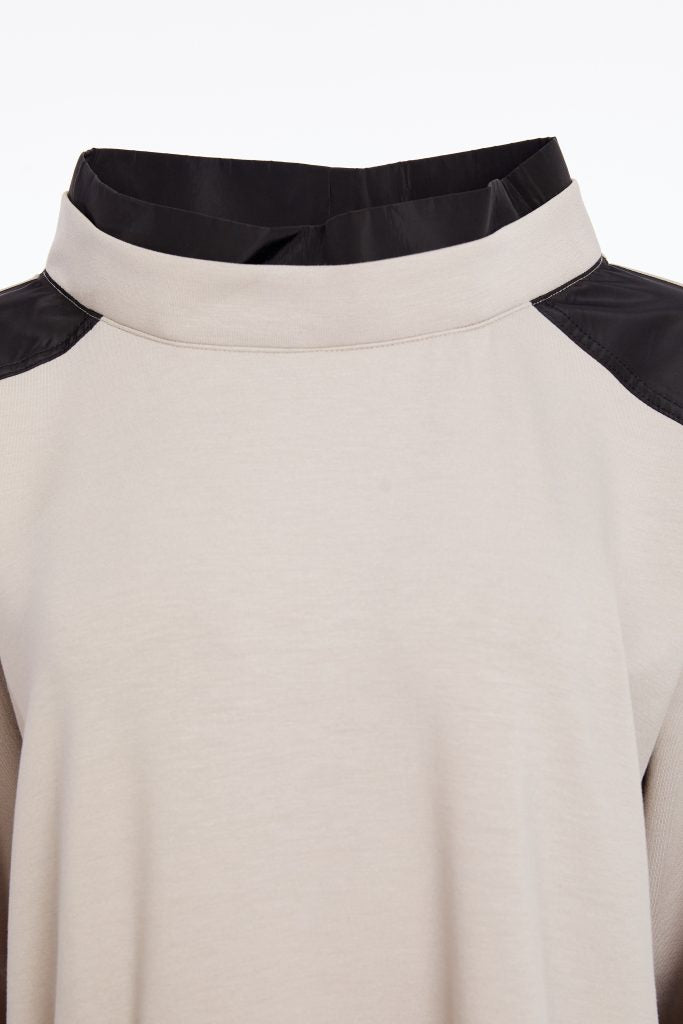 Taupe & Black Sweatshirt - NAW25127
