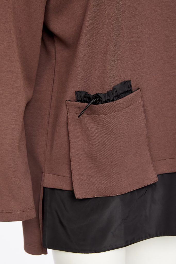 Cocoa & Black Sweatshirt - NAW25127