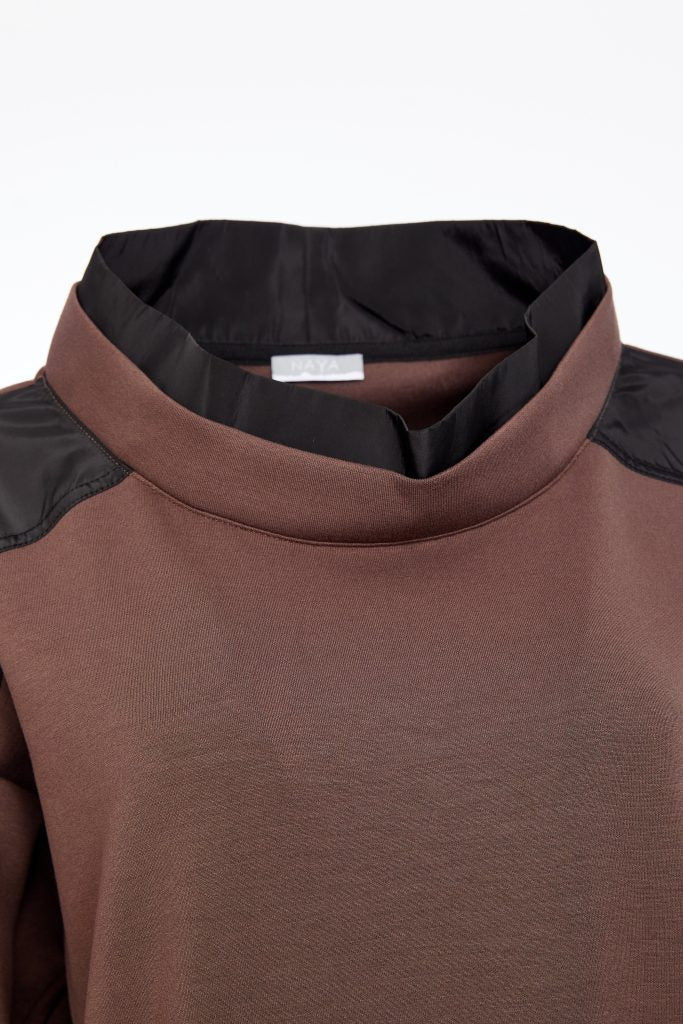 Cocoa & Black Sweatshirt - NAW25127