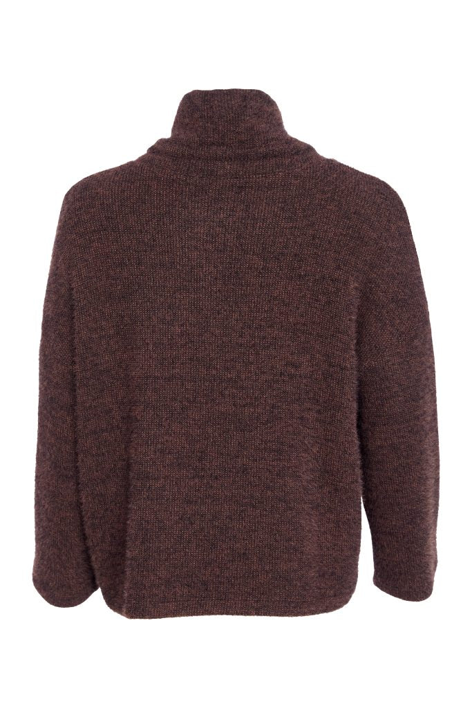 Cocoa Funnel Neck Knit - NAW25161