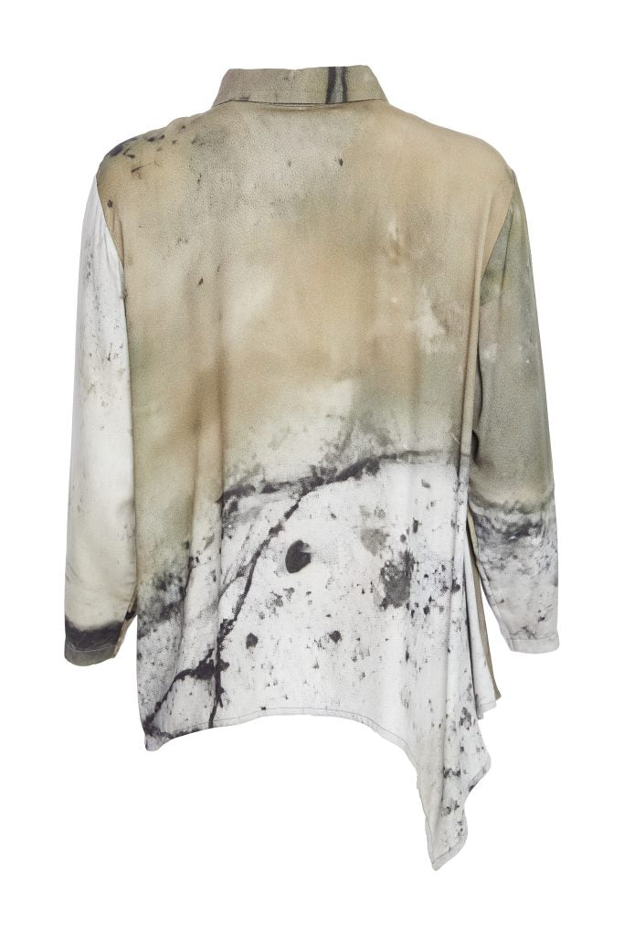Moss Abstract Print Tunic - NAW25165