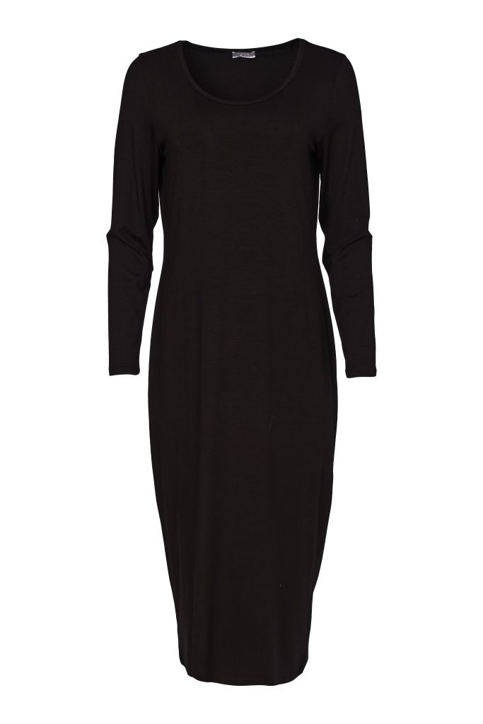 Black Long Sleeve Dress - NAW26109