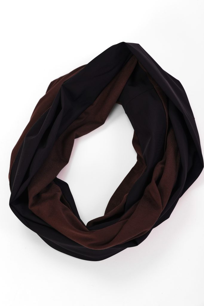 Black & Choko Snood - NAW26112