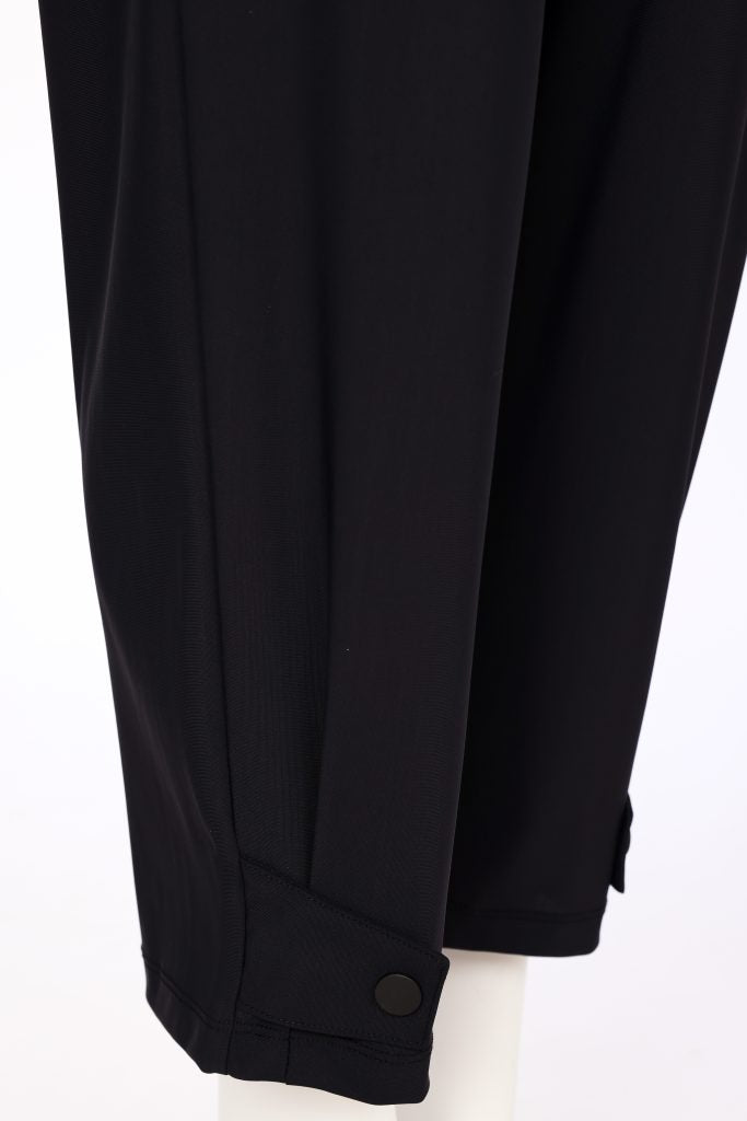 Black Drawstring Trousers - NAW26116