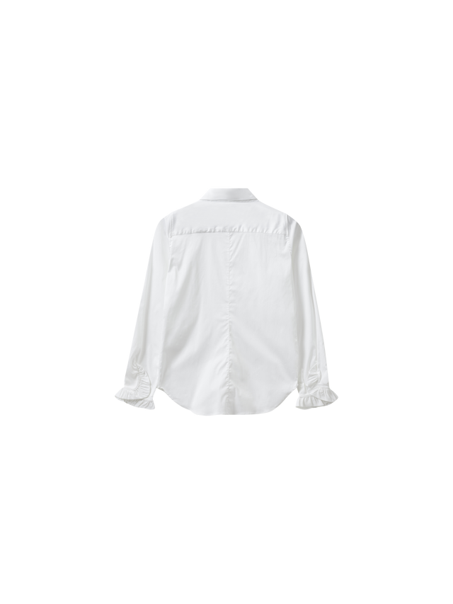 White Mattie Flip Shirt - 144070