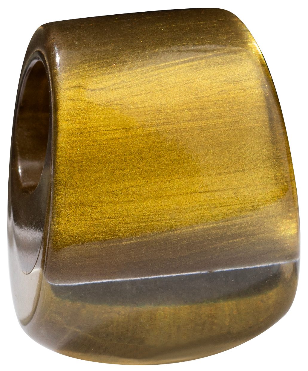 Bliss Metallic Oval Gold Musee Bead