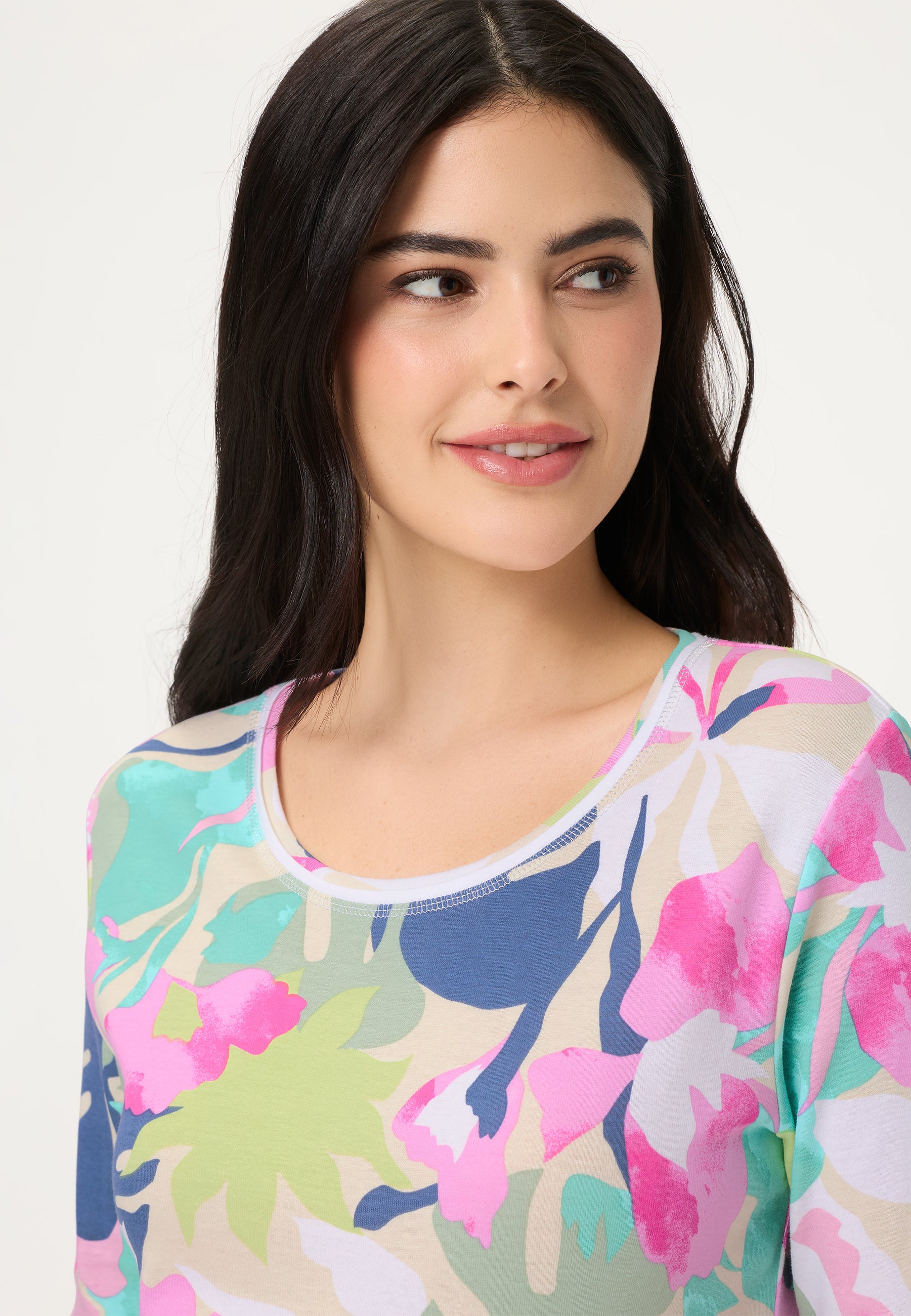 Pool Blue Floral T-Shirt - 11105397