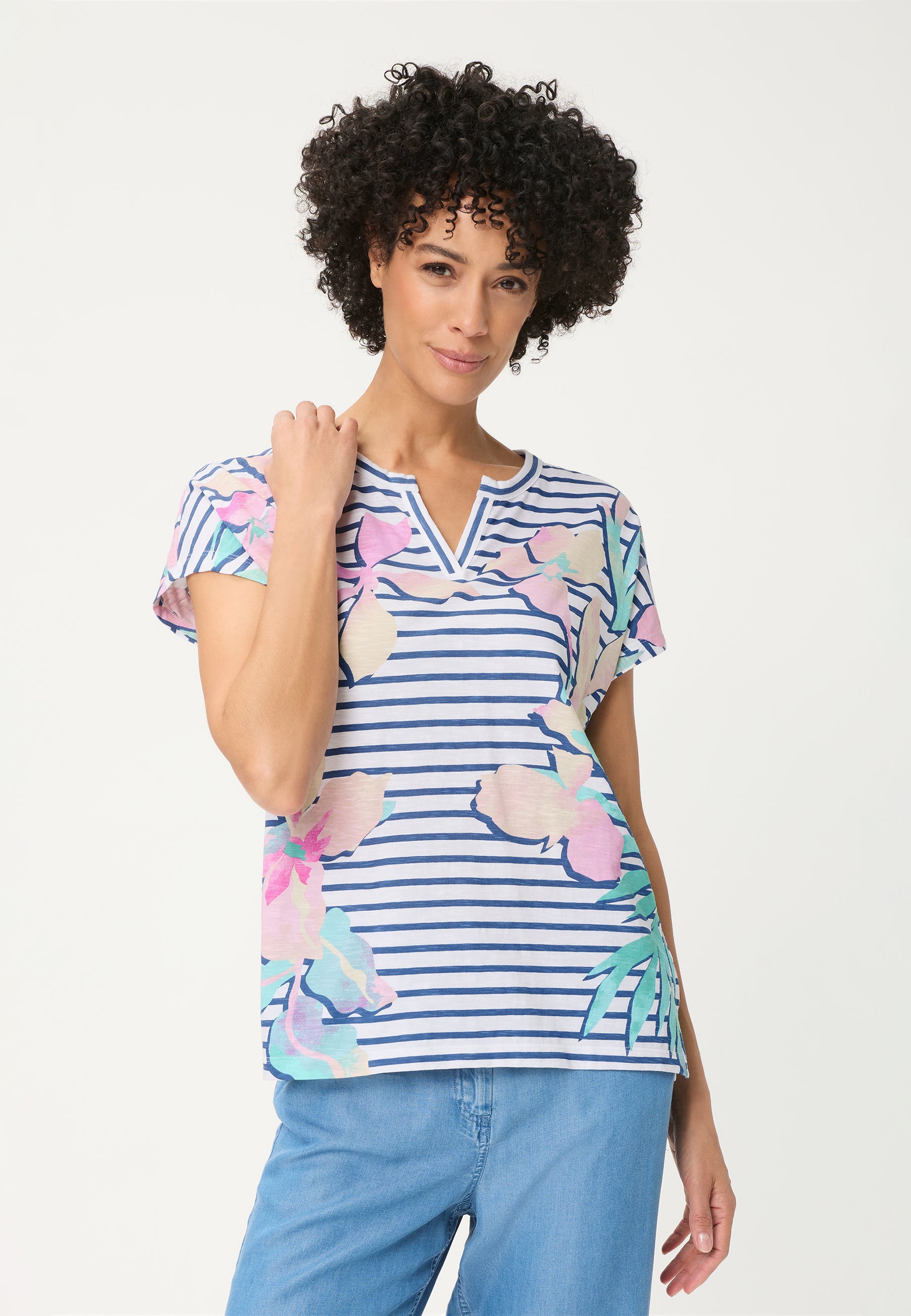 Indigo Stripe Top - 11105406