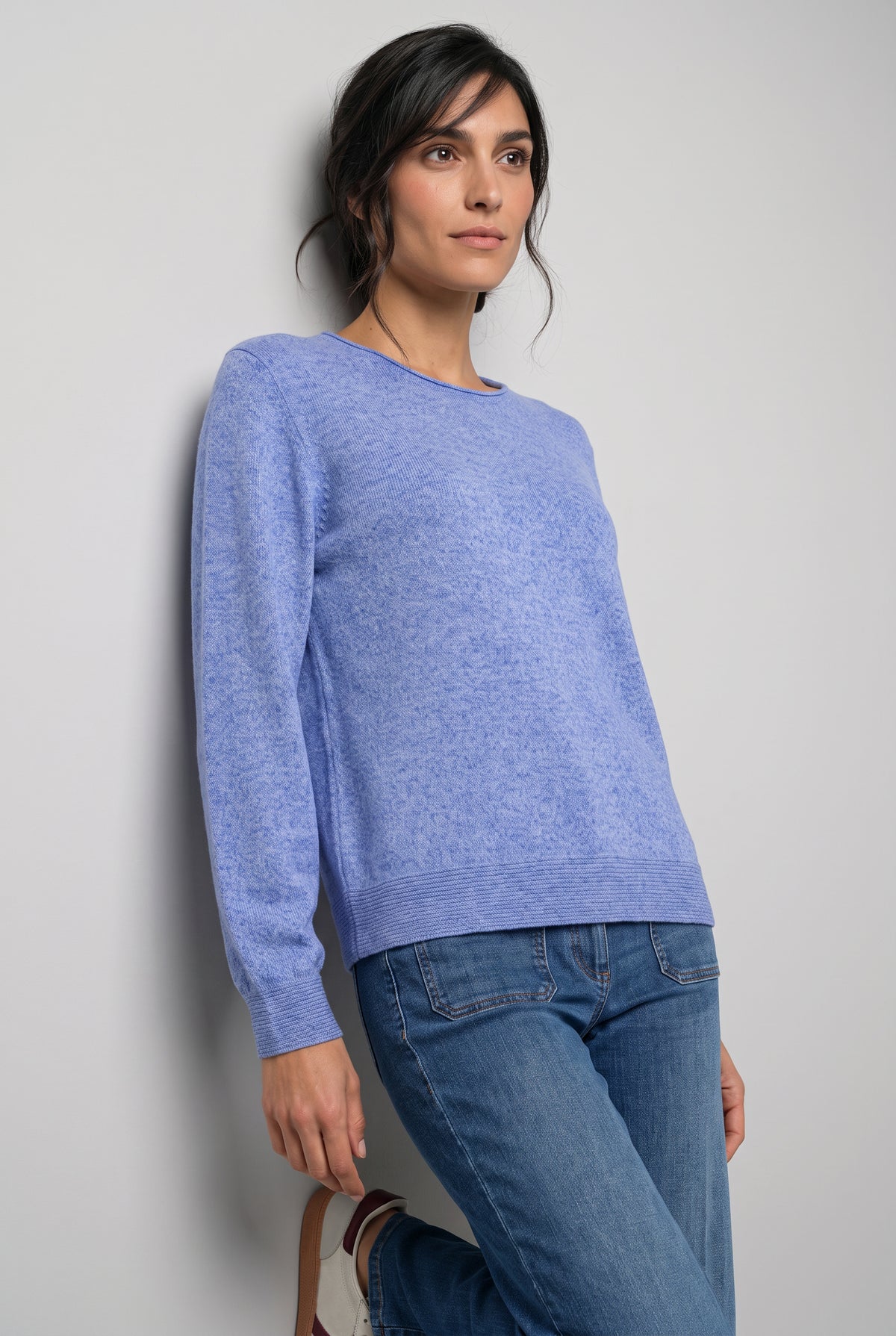 Cobalt Melange Pullover - 11000585