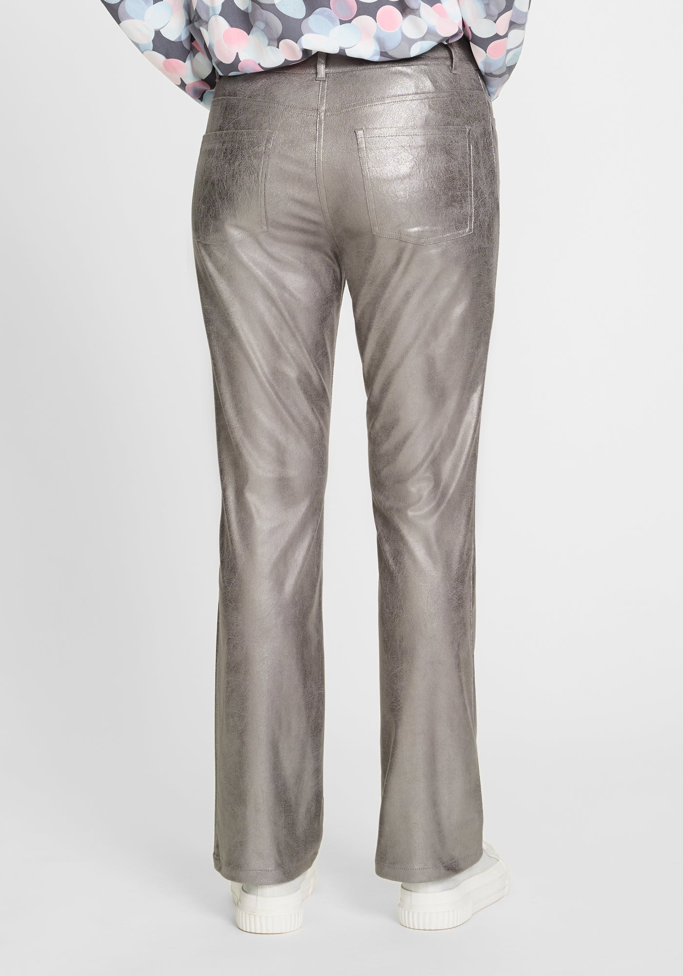 Grey Stone Metallic Pants - 14002445