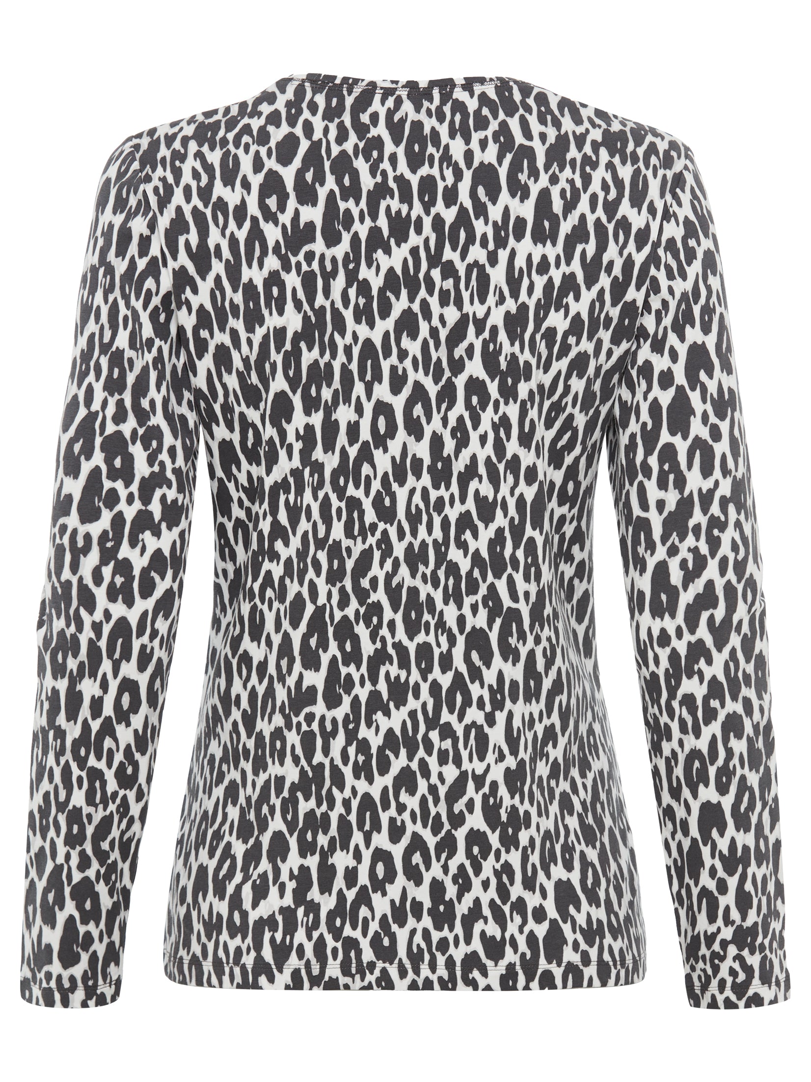 Dark Slate Animal Print Top - 11105193