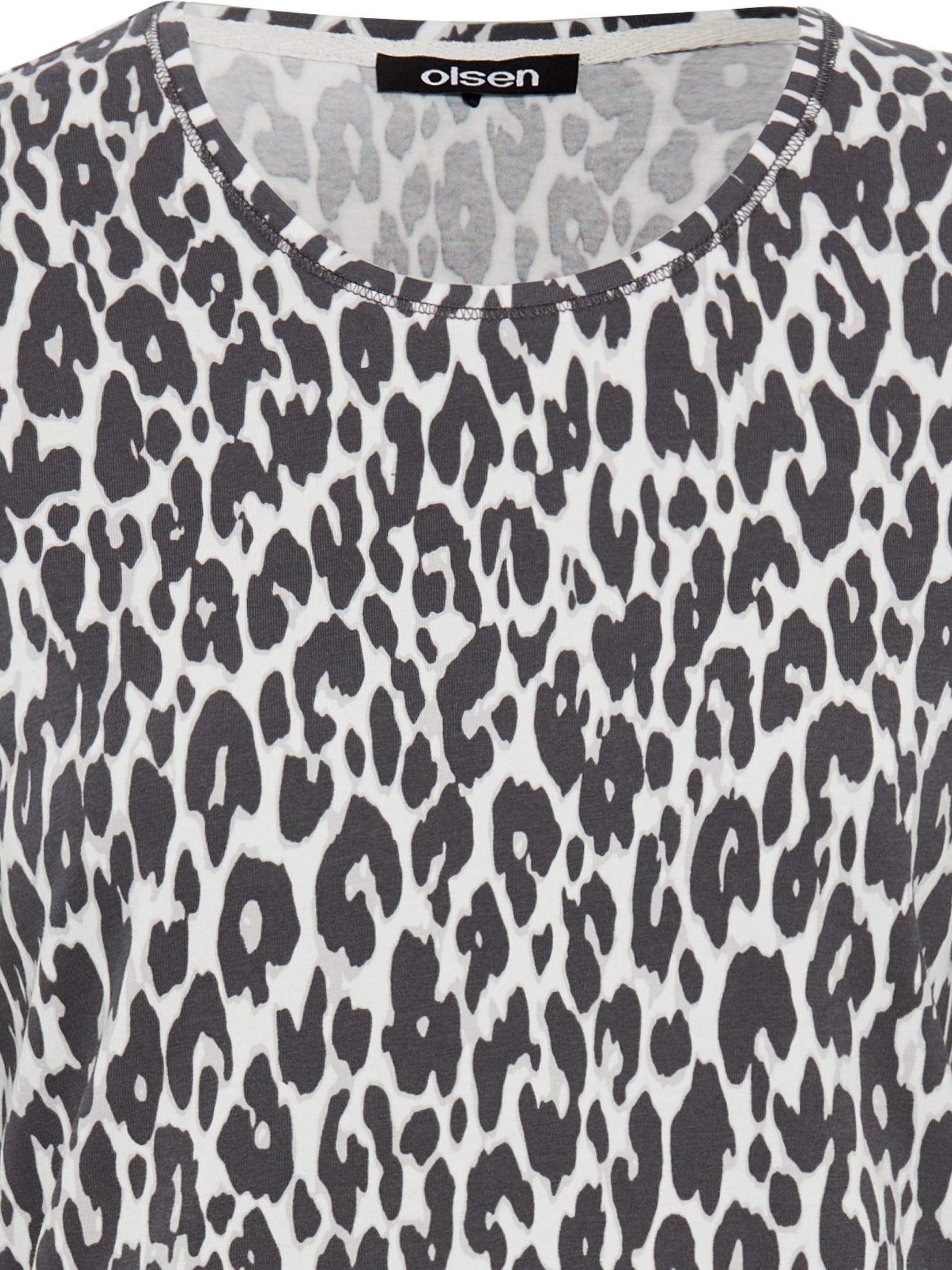 Dark Slate Animal Print Top - 11105193