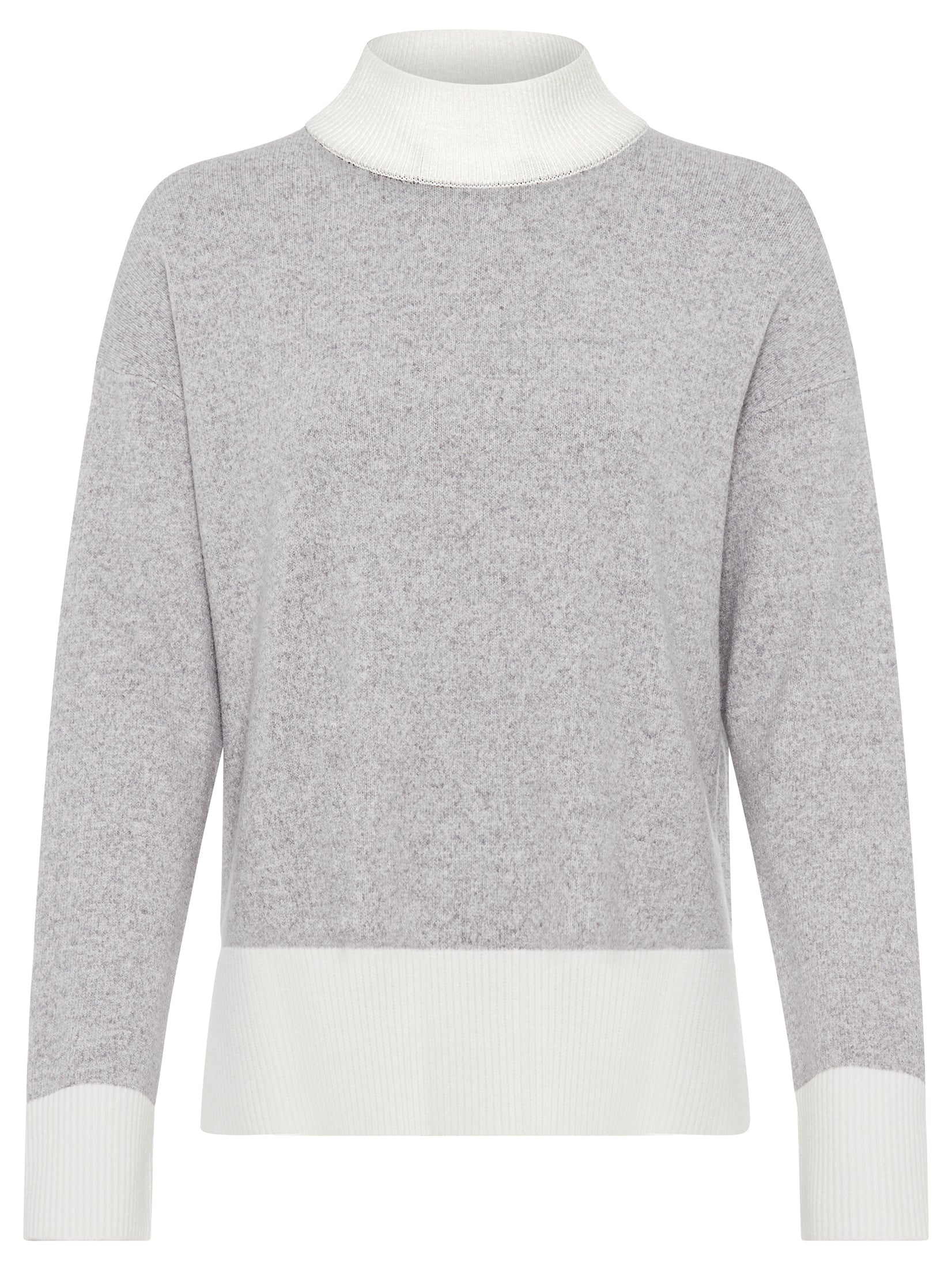 Misty Grey Melange Jumper - 11004654