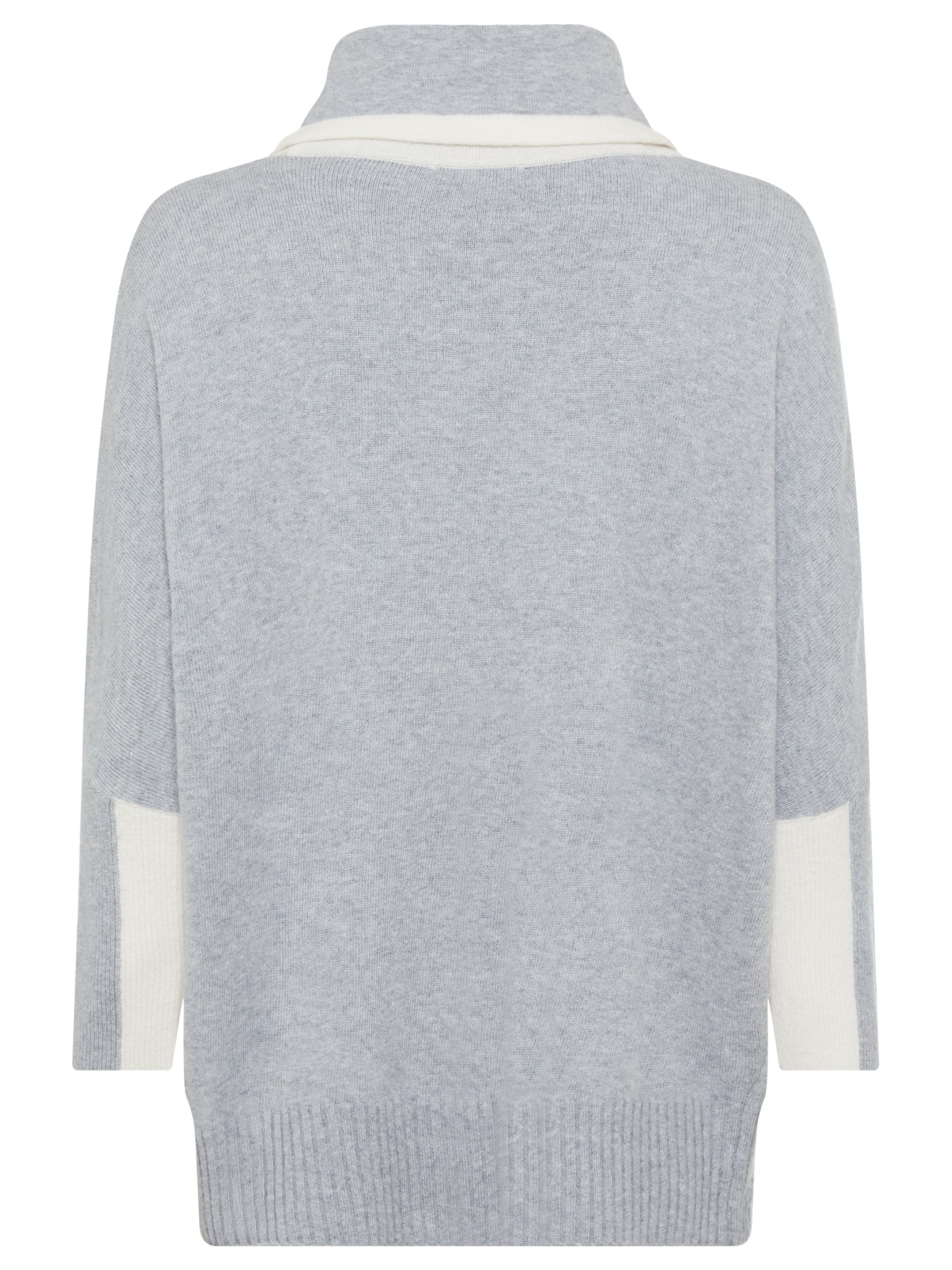 Misty Grey Batwing Sweater - 11004664