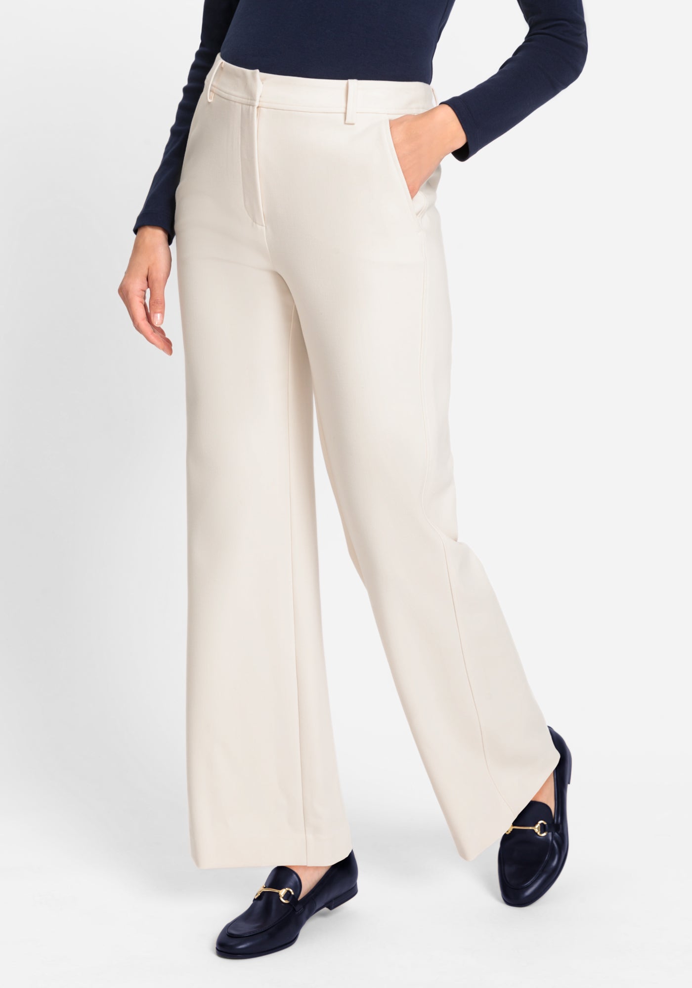 Canvas Beige Trousers - 14002204