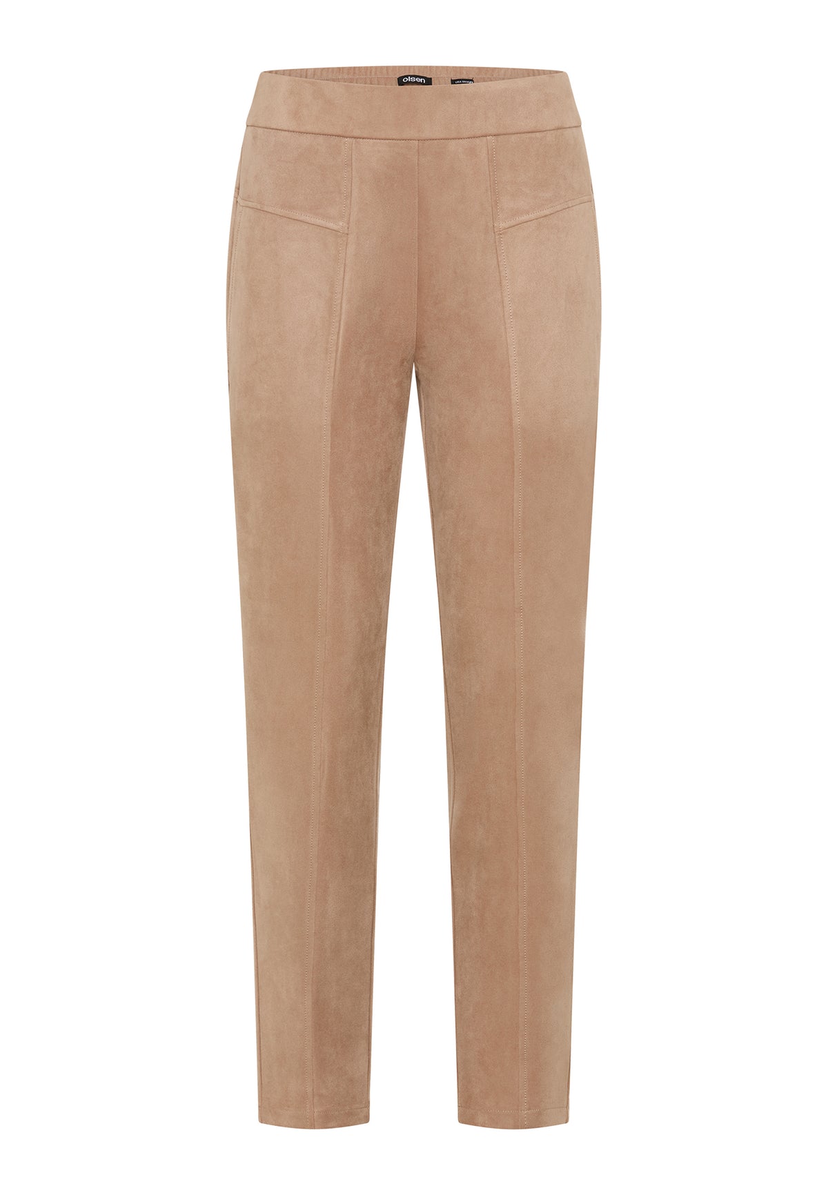 Faux Suede Hazelnut Trousers - 14002568